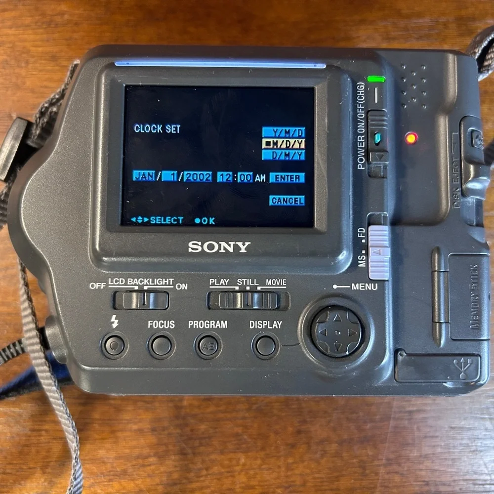 Sony Silver Video Camera